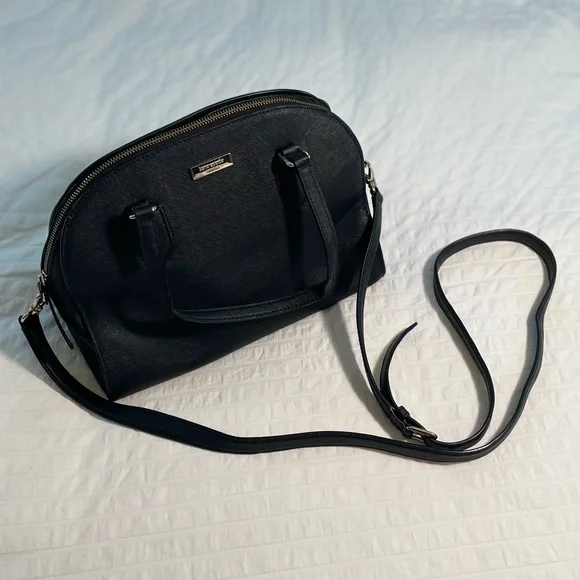 Kate Spade Reiley Laurel Way Black Satchel Purse - Picture 7 of 16